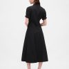 Rochie cămașă midi din poplin Rochie cămașă midi din poplin