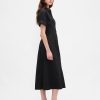 Rochie cămașă midi din poplin Rochie cămașă midi din poplin