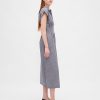 Rochie cămașă midi din poplin Rochie cămașă midi din poplin