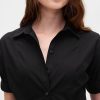 Rochie cămașă midi din poplin Rochie cămașă midi din poplin