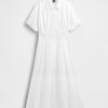 Rochie cămașă midi din poplin