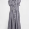 Rochie cămașă midi din poplin Rochie cămașă midi din poplin