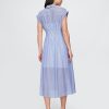 Rochie cămașă midi transparentă Rochie cămașă midi transparentă