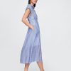 Rochie cămașă midi transparentă Rochie cămașă midi transparentă