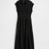 Rochie cămașă midi transparentă Rochie cămașă midi transparentă