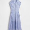 Rochie cămașă midi transparentă Rochie cămașă midi transparentă