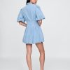Rochie cămașă mini denim Bubble Rochie cămașă mini denim Bubble