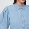 Rochie cămașă mini denim Bubble Rochie cămașă mini denim Bubble