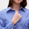 Rochie cămașă mini din popelin din bumbac organic