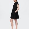 Rochie cămașă mini din tifon de bumbac Rochie cămașă mini din tifon de bumbac