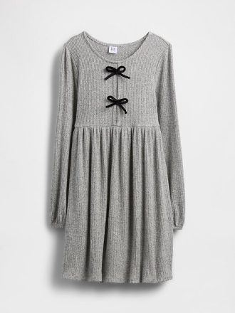 Rochie cu fundă în față pentru copii Softspun