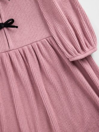 Rochie cu fundă în față pentru copii Softspun