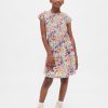 Rochie cu smock floral pentru copii