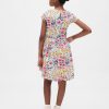 Rochie cu smock floral pentru copii