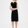 Rochie din denim cu cusături GapStudio