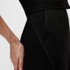Rochie din denim cu cusături GapStudio
