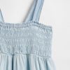 Rochie din denim smocked pentru copii