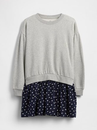 Rochie hanorac plisată VintageSoft pentru copii