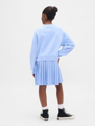 Rochie hanorac plisată VintageSoft pentru copii