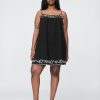 Rochie leagăn brodat din tifon de bumbac Rochie leagăn brodat din tifon de bumbac