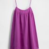 Rochie leagăn brodat din tifon de bumbac