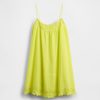 Rochie leagăn brodat din tifon de bumbac