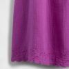 Rochie leagăn brodat din tifon de bumbac