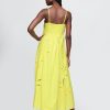 Rochie maxi brodata din amestec de in Rochie maxi brodata din amestec de in