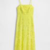 Rochie maxi brodata din amestec de in Rochie maxi brodata din amestec de in