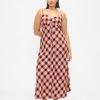 Rochie maxi cami cu nasturi in fata Rochie maxi cami cu nasturi in fata