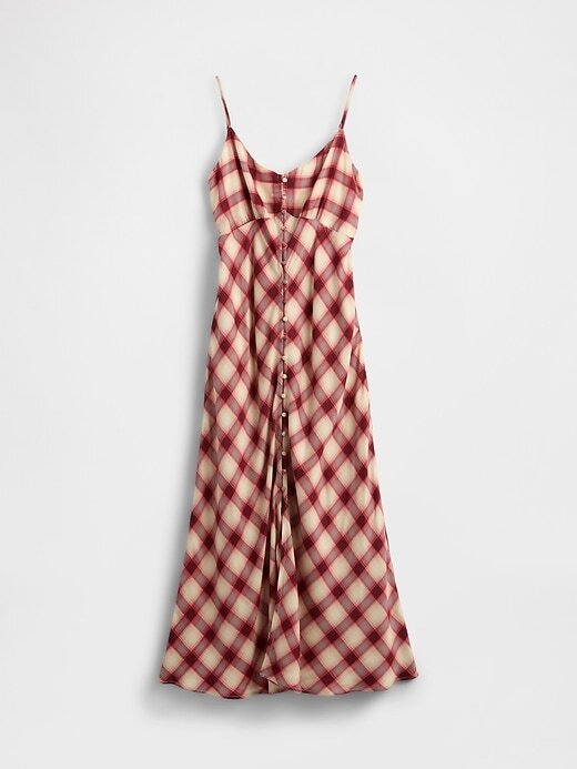 Rochie maxi cami cu nasturi in fata Rochie maxi cami cu nasturi in fata
