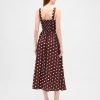 Rochie maxi cu cusaturi, cu talie scazuta Rochie maxi cu cusaturi, cu talie scazuta