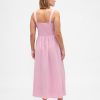 Rochie maxi cu cusaturi, cu talie scazuta Rochie maxi cu cusaturi, cu talie scazuta