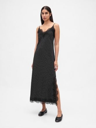 Rochie maxi cu dantelă