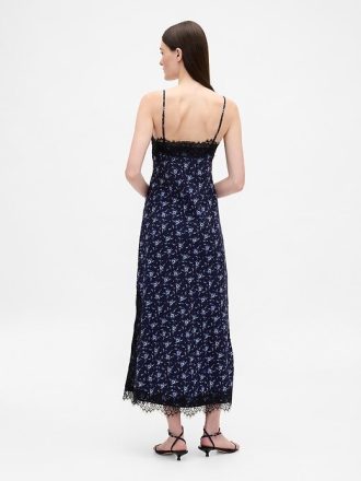 Rochie maxi cu dantelă