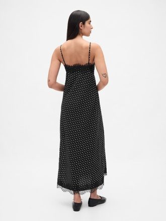 Rochie maxi cu dantelă