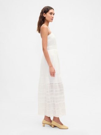 Rochie maxi cu dantelă