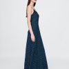 Rochie maxi cu dantelă din crepon Rochie maxi cu dantelă din crepon
