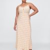 Rochie maxi cu dantelă din crepon Rochie maxi cu dantelă din crepon