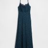 Rochie maxi cu dantelă din crepon Rochie maxi cu dantelă din crepon