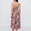 Rochie maxi cu decolteu în V floral Rochie maxi cu decolteu în V floral