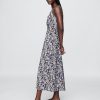 Rochie maxi cu decolteu în V floral Rochie maxi cu decolteu în V floral
