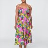 Rochie maxi cu decolteu în V floral Rochie maxi cu decolteu în V floral