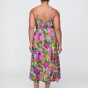 Rochie maxi cu decolteu în V floral Rochie maxi cu decolteu în V floral