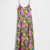 Rochie maxi cu decolteu în V floral Rochie maxi cu decolteu în V floral