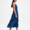 Rochie maxi cu etaje cu dantelă Rochie maxi cu etaje cu dantelă