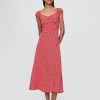 Rochie maxi cu inimă creponată Rochie maxi cu inimă creponată