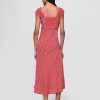 Rochie maxi cu inimă creponată Rochie maxi cu inimă creponată