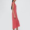 Rochie maxi cu inimă creponată Rochie maxi cu inimă creponată