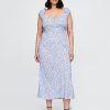 Rochie maxi cu inimă creponată Rochie maxi cu inimă creponată